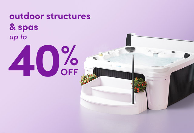 outdoor structure & spa clearance